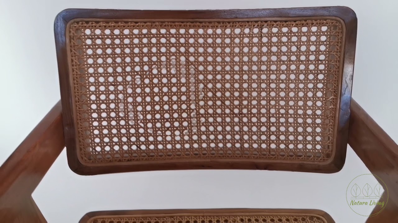 Scaun din lemn si ratan Raas | www.NaturaLiving.com