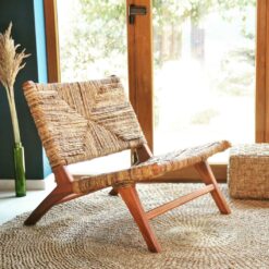 Idei de decor cu scaune lounge din fibre naturale