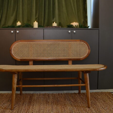 Banca-din-ratan-si-lemn-Baning (1) Canapea din ratan si lemn Baning