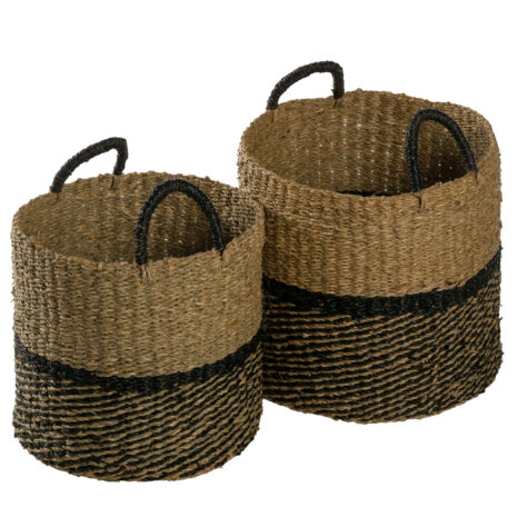 cos-depozitare-din-iarba-de-mare-cu-manere Cos depozitare din iarba de mare cu manere