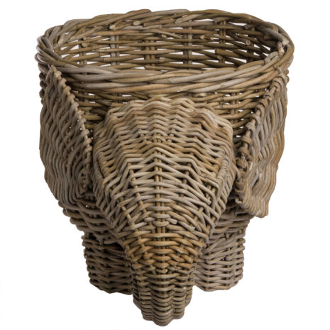 cos-ratan-elefant Cos din ratan in forma de elefant