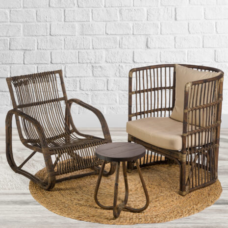 Fotoliu lounge din ratan Fotoliu lounge din ratan